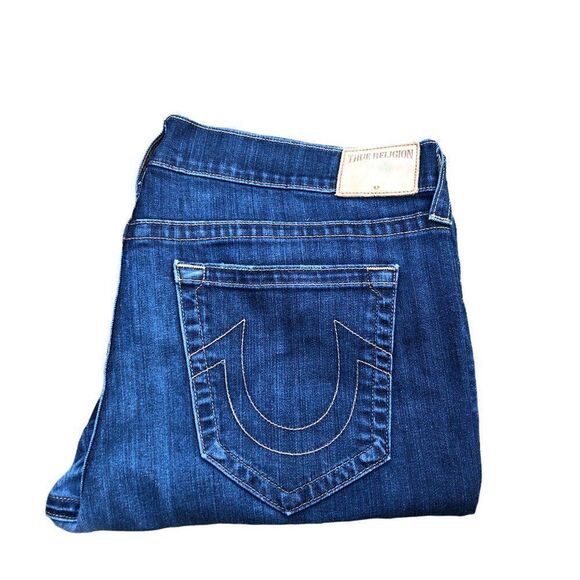 True Religion Jeans Size 40 RICKY RELAXED STRAIGHT Blue - Picture 6 of 8